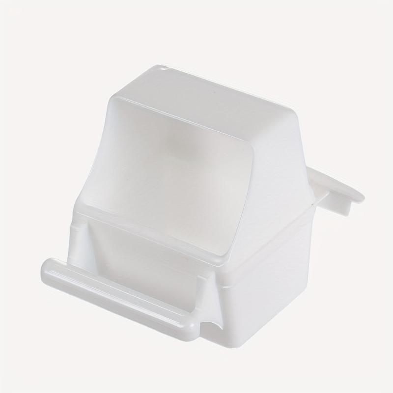 Transparent Bird Cage Hanging Food Basin Outside Splash-proof Bird Food Box