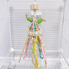 Colorful Parrot Chew Toys Foraging Shredded Paper Toy