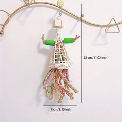 Colorful Parrot Chew Toys Foraging Shredded Paper Toy