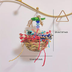 Colorful Parrot Chew Toys Foraging Shredded Paper Toy