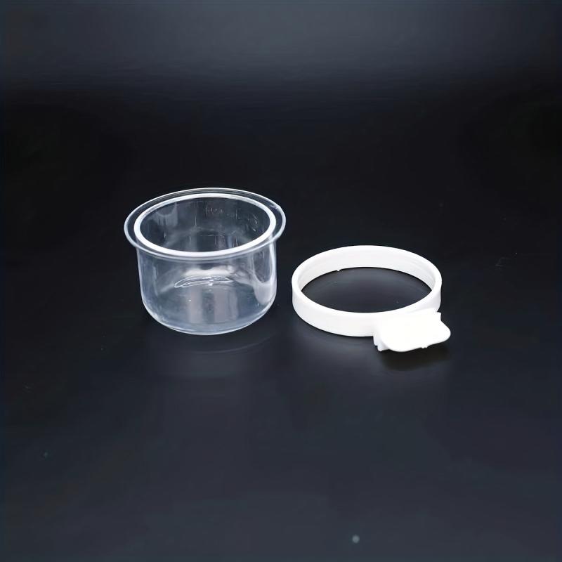 6pcs Bird Feeder Hanging Transparent Bowls For Parrot Pigeon Bird