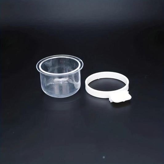 6pcs Bird Feeder Hanging Transparent Bowls For Parrot Pigeon Bird