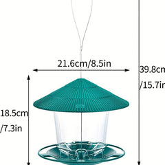 Squirrel-Proof Hanging Wild Bird Feeder for Outdoor Garden Decor
