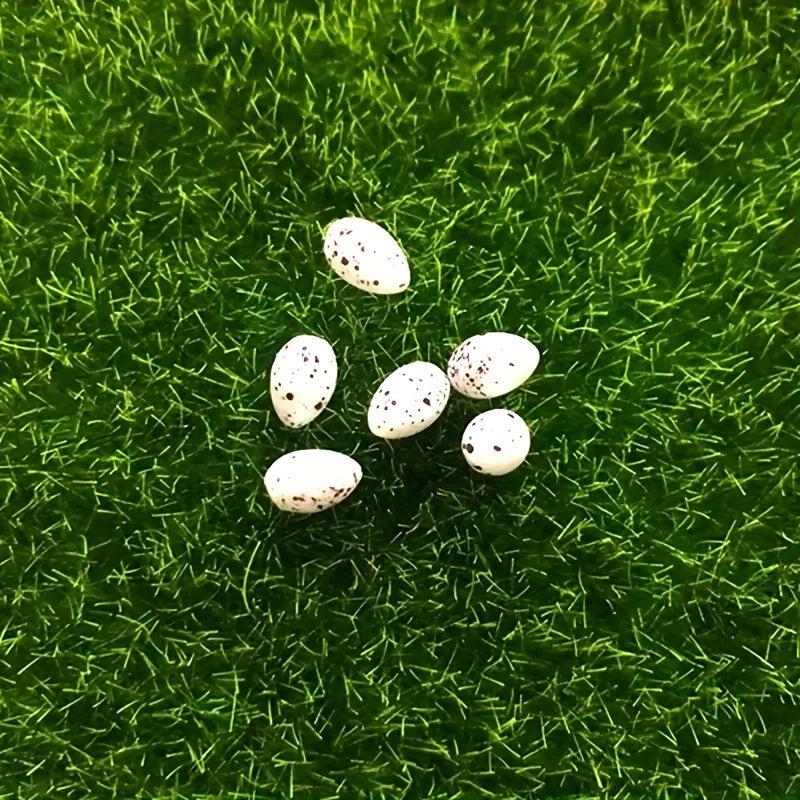 10pcs Simulated Striped Bird Eggs Toys - Easter Decorations