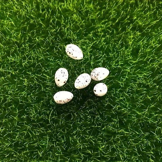 10pcs Simulated Striped Bird Eggs Toys - Easter Decorations