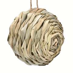 Reed Woven Bird Nest for Parrot Budgerigar Cockatiel Pet Bird Nest