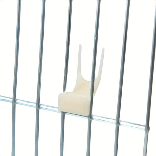 2pcs Parrot Fruit Forks for Pet Bird, Plastic Food Holder Feeding on Cage
