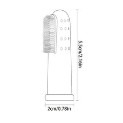 Dog Finger Toothbrush Kit for Pet Oral Health