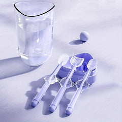 3pc Pet Silicone Toothbrush Set Soft Bristle Dog Teeth Tongue Cleaning Brush