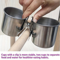 Bird Feeding Cups for Parrots & Parakeets - 1pc
