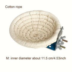 Rope Woven Pet Bird Nest Hanging Bed Parrot Valley Bird Hamster Pet Bed