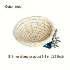 Rope Woven Pet Bird Nest Hanging Bed Parrot Valley Bird Hamster Pet Bed