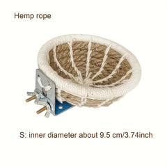 Rope Woven Pet Bird Nest Hanging Bed Parrot Valley Bird Hamster Pet Bed