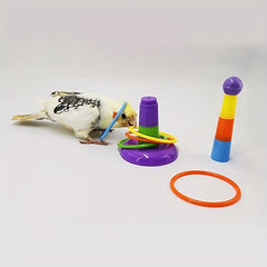 Bird Shopping Cart & Skateboard Play Set - Fun & Training