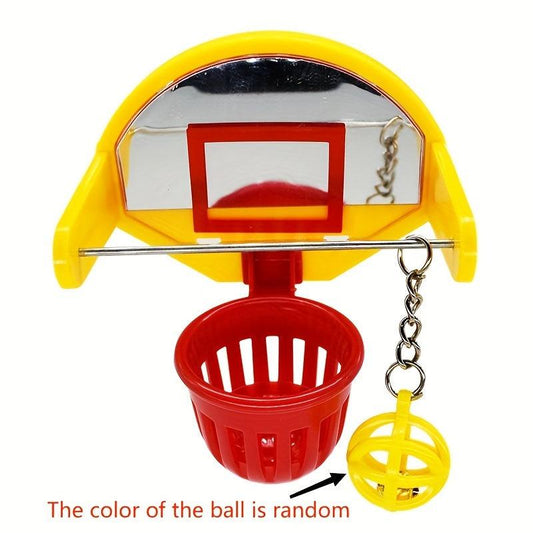 Parrot Bird Toy Training Supplies Budgerigar Basketball Bird Toy