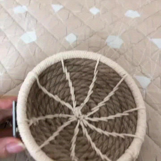 Hand Knitted Hemp Rope Nest For Birds - Warm Sleeping Nest Birdcage Accessories