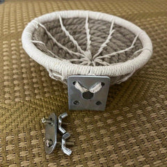 Hand Knitted Hemp Rope Nest For Birds - Warm Sleeping Nest Birdcage Accessories