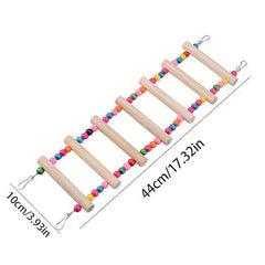 Colorful Beaded Climbing Ladder for Birds Toys