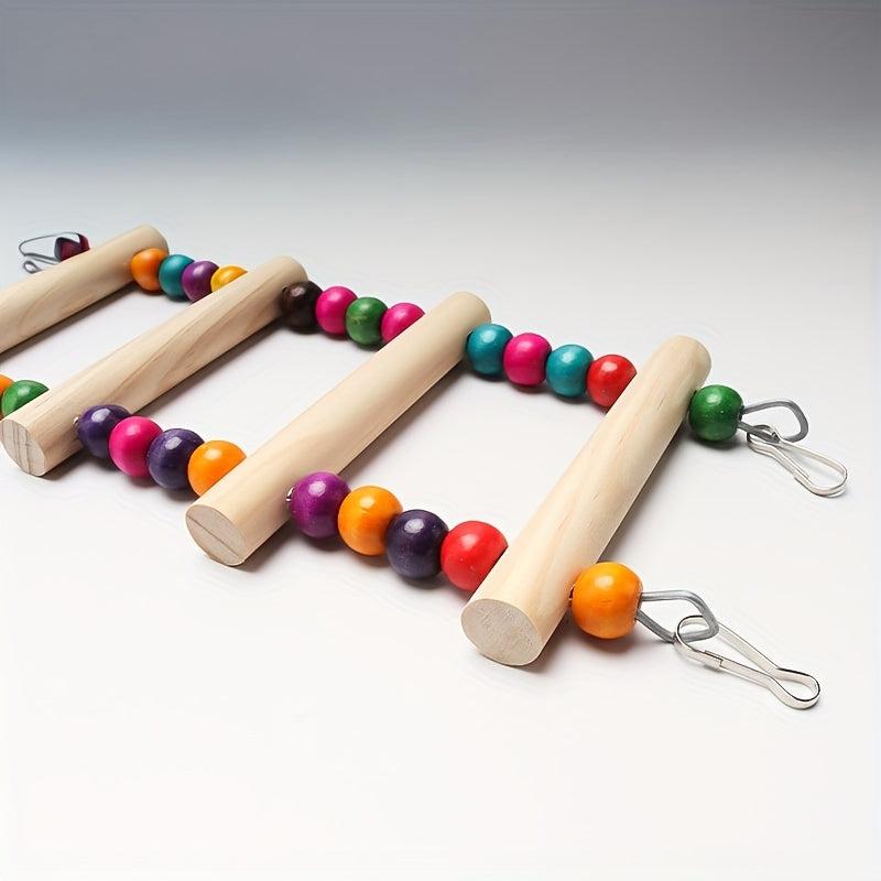 Colorful Beaded Climbing Ladder for Birds Toys
