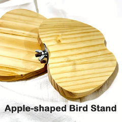 Wooden Hamster Springboard Parrot Stand Platform Small Pets Pedal Toy