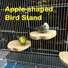 Wooden Hamster Springboard Parrot Stand Platform Small Pets Pedal Toy