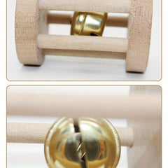 Wooden Hamster Parrot Toy Teeth Grinding Toy Bird Training Toy