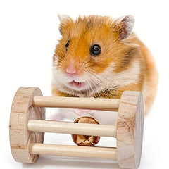 Wooden Hamster Parrot Toy Teeth Grinding Toy Bird Training Toy