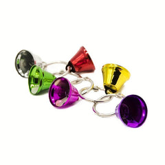 Colorful Metal Bell String Toy for Pet Birds