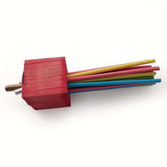 Parrot Toy Bird Toy Chewing Paper Biting Bird Toy With Colored Sticks