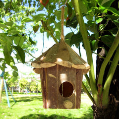 Outdoor Hanging Wooden Bird House for Small Birds