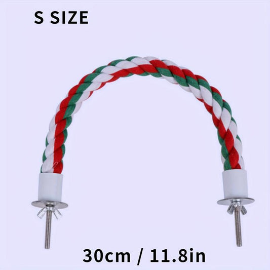 Parrot Standing Rope Spiral Climbing Ladder Bird Toy
