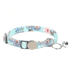 Floral Pet Collar Bell Adjustable Cat Dog Necklace