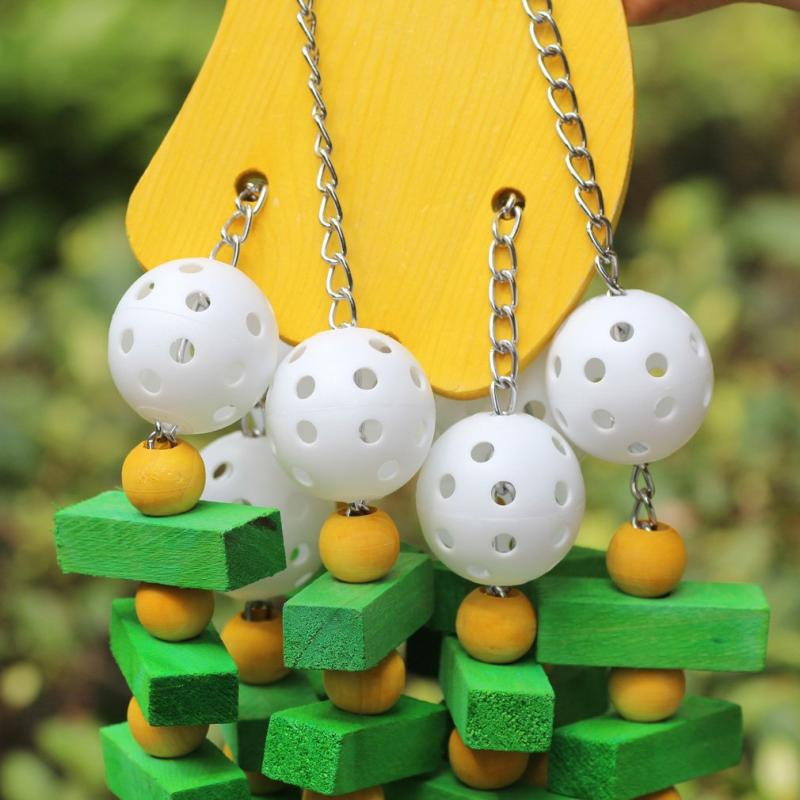 Parrot Wood Banana Building Block Toy