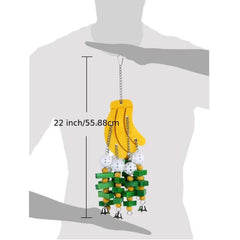 Parrot Wood Banana Building Block Toy