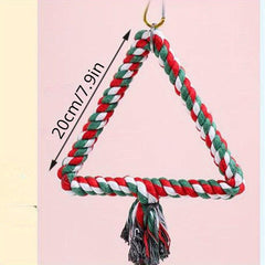 Colorful Bird Swing Rings Cage Accessories for Budgerigar