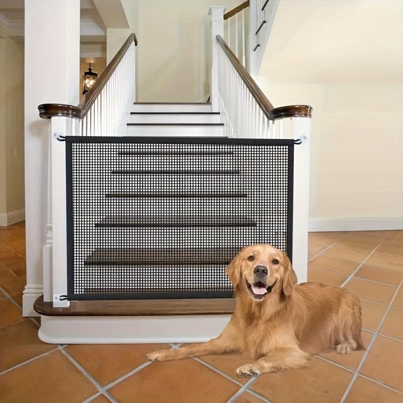 Pet Gate Safety Fence Mesh Isolation No Drilling