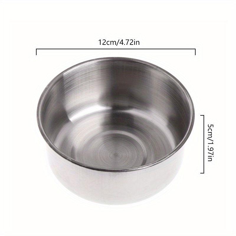 Stainless Steel Parrot Feeder Bowl Clamp Bird Cage Food Water Cup