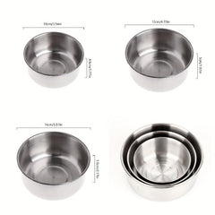Stainless Steel Parrot Feeder Bowl Clamp Bird Cage Food Water Cup