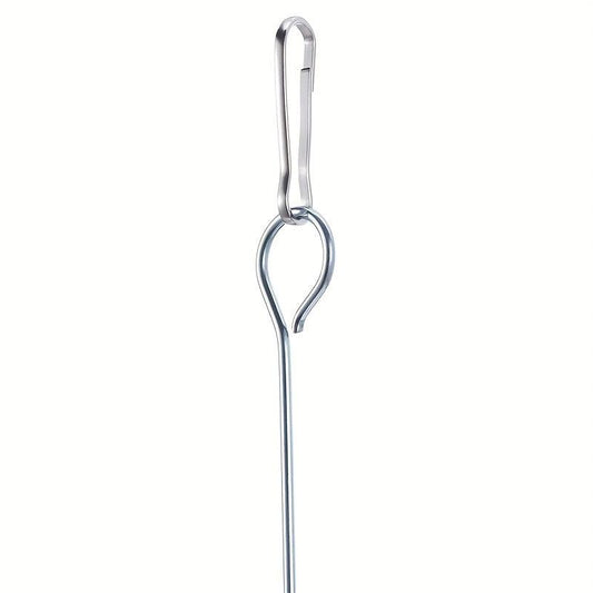 Stainless Steel Bird Food Holder and Treat Skewer for Parrots