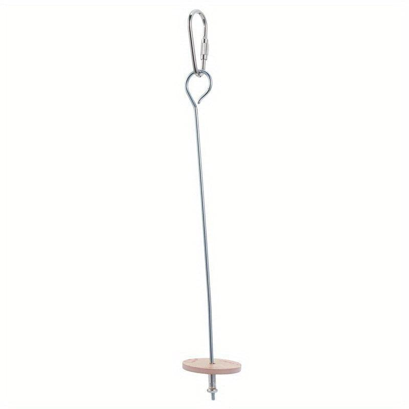 Stainless Steel Bird Food Holder and Treat Skewer for Parrots