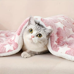 Warm Plush Flannel Pet Mats Thickened Cushion