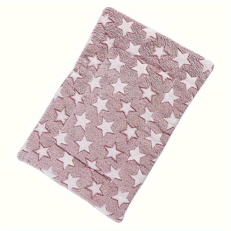 Warm Plush Flannel Pet Mats Thickened Cushion