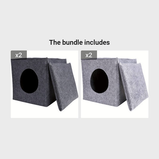 Detachable Zipper Shape Pet Bed