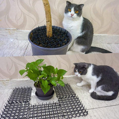 12pcs Cat Deterrent Mat w/ Spikes Indoor & Outdoor Use