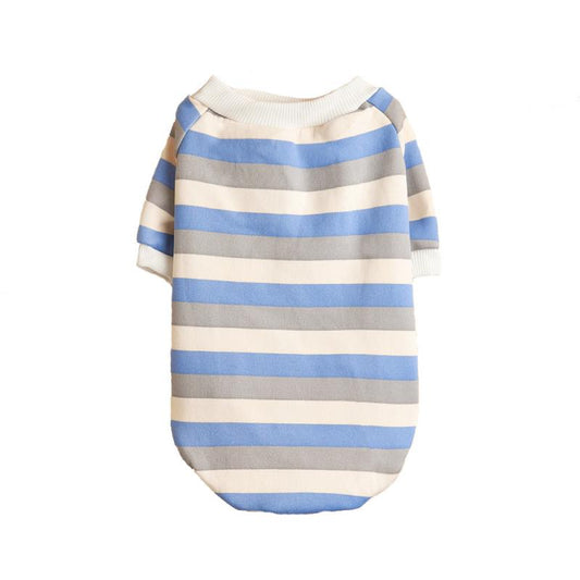 Striped Pet T Shirt for Small and Medium Pets - Winter Warmth and Style