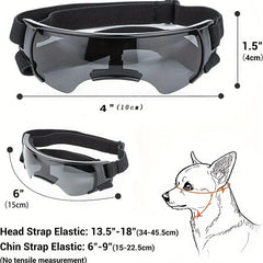 Dog Goggles UV Protection Doggy Sunglasses Windproof Pet Glasses