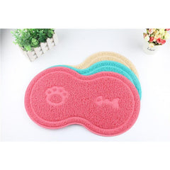 2Pcs Waterproof Cat Litter Mat Pet Anti Slip Food Mat