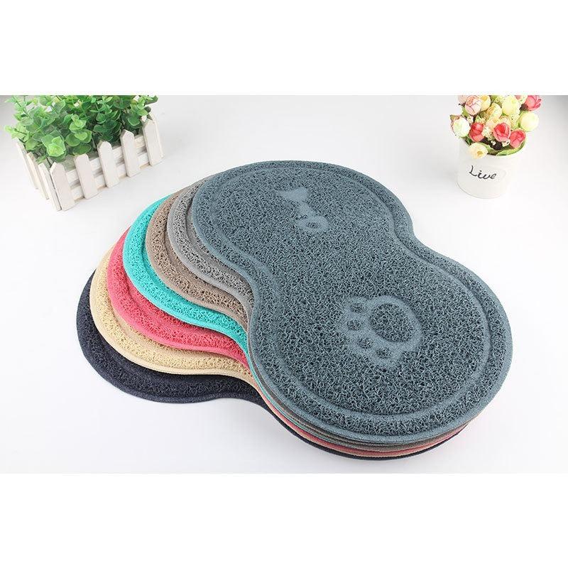 2Pcs Waterproof Cat Litter Mat Pet Anti Slip Food Mat