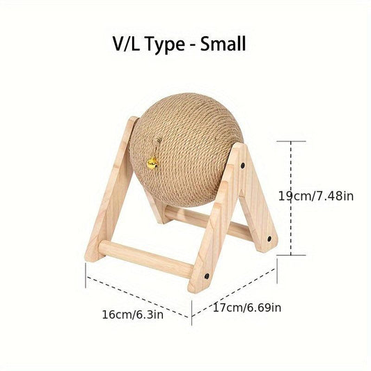 Cat Scratching Board Sisal Rope Scratch Ball Toy