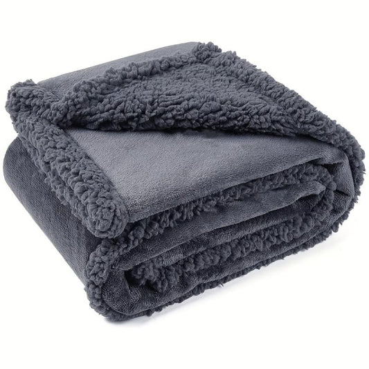 Waterproof Pet Blanket for Bed Couch Sofa Warm Flannel Sleep Dog Cat
